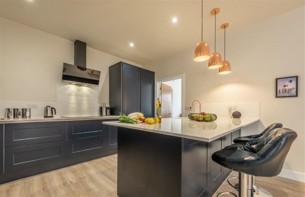 A smartly presented fitted kitchen at Hedgerows, Burnham Market near Kings Lynn