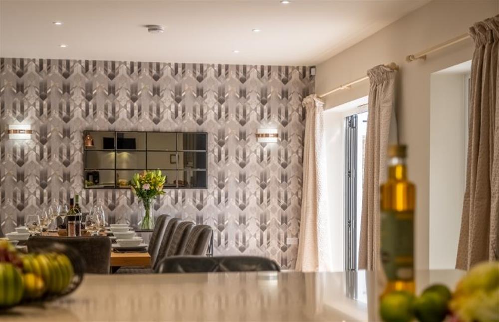 A view across to the dining area at Hedgerows, Burnham Market near Kings Lynn