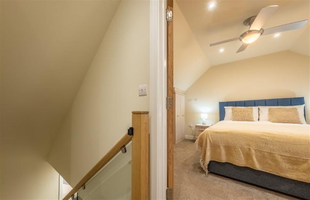 Arriving on the second floor at Hedgerows, Burnham Market near Kings Lynn