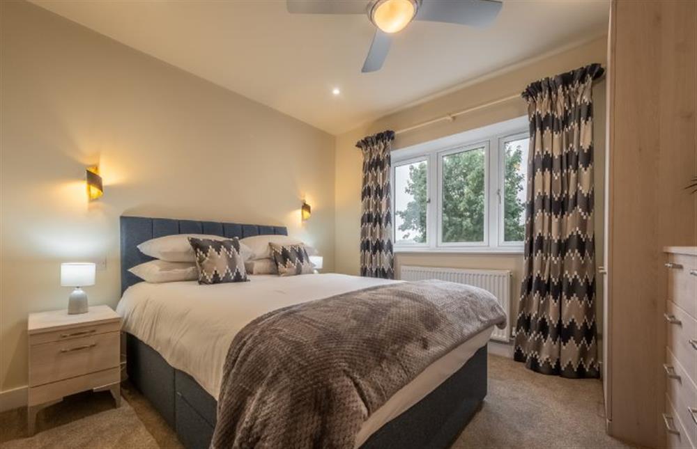 Bedroom five with 5’ king-size bed at Hedgerows, Burnham Market near Kings Lynn