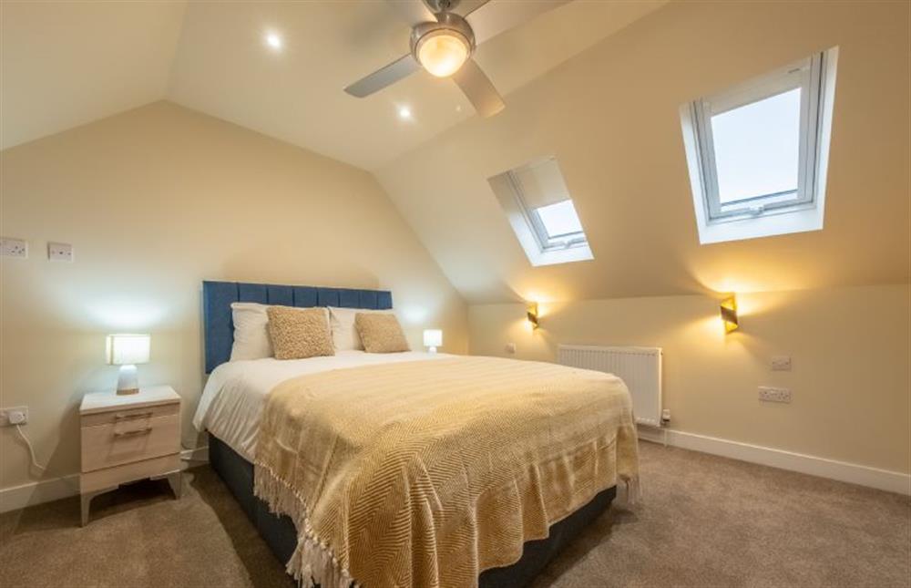 Bedroom four with velux windows at Hedgerows, Burnham Market near Kings Lynn