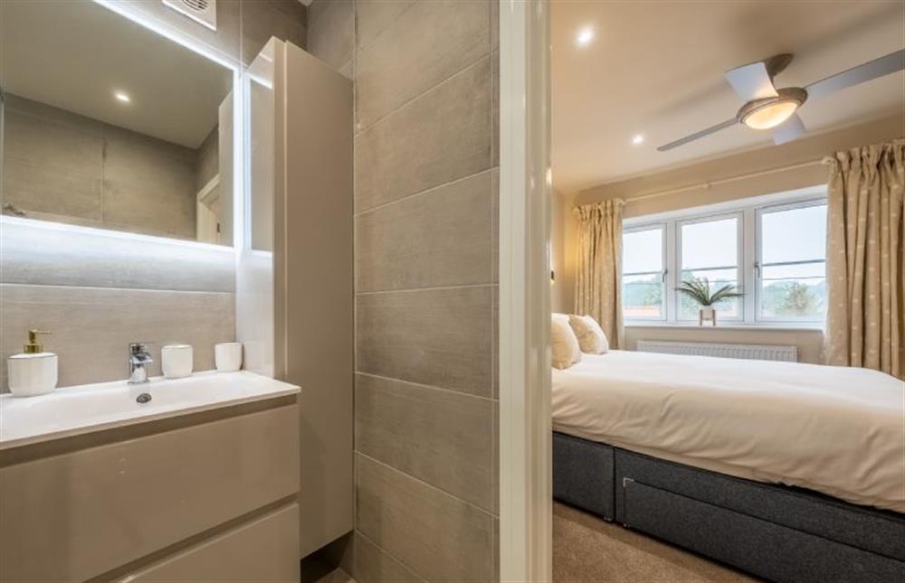 Bedroom two en-suite at Hedgerows, Burnham Market near Kings Lynn