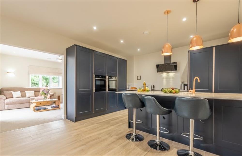 From the kitchen to the sitting room at Hedgerows, Burnham Market near Kings Lynn