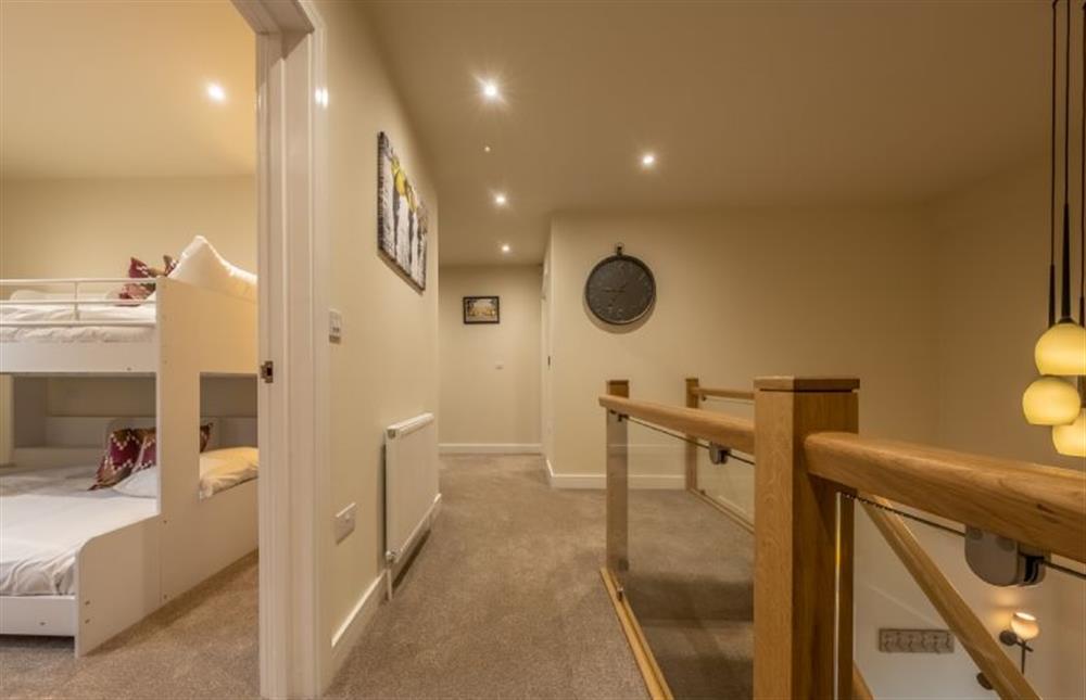 Landing to bedroom six at Hedgerows, Burnham Market near Kings Lynn