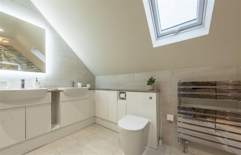 Shower room at Hedgerows, Burnham Market near Kings Lynn