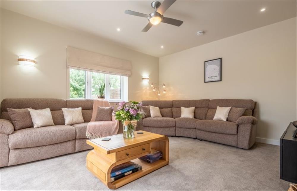 The sitting room at Hedgerows, Burnham Market near Kings Lynn