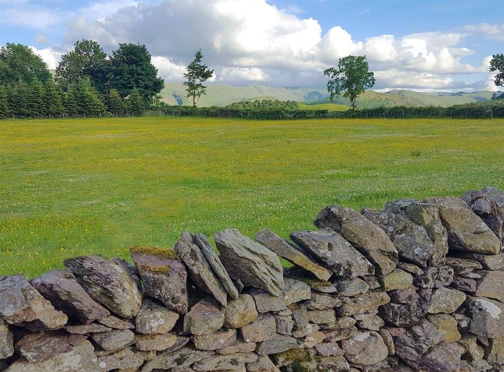 Surrounding fields at Heft at High House Farm in Watermillock, near Ullswater, Cumbria