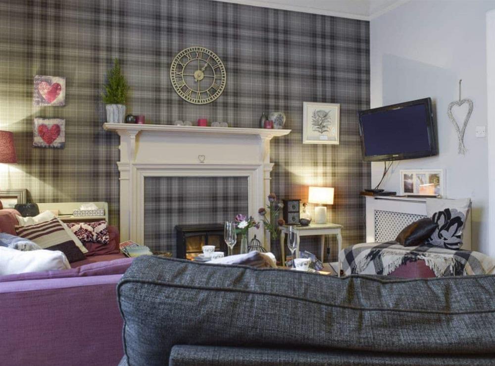 Charming living room at Helenslea in St Andrews, Fife