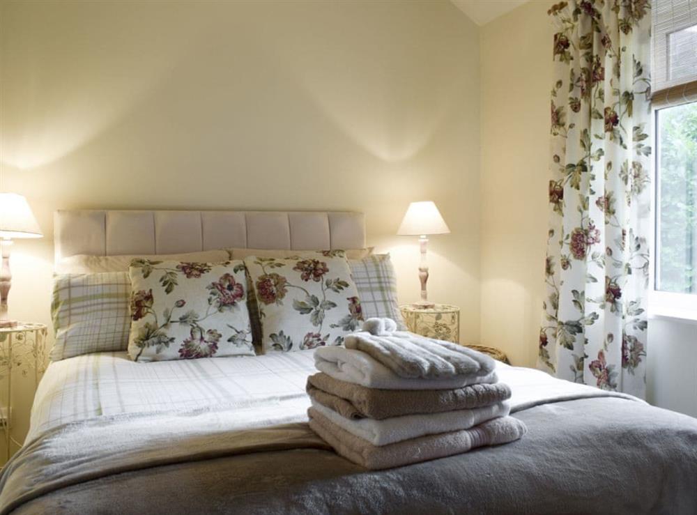 Comfortable double bedroom at Helenslea in St Andrews, Fife