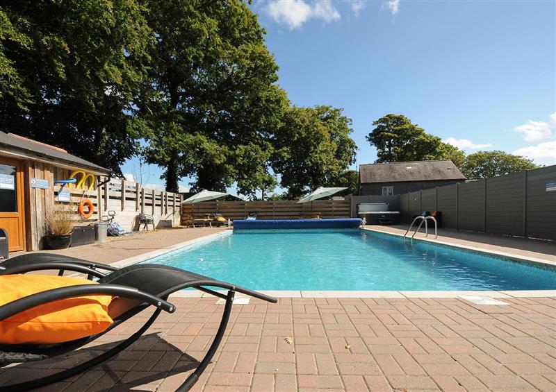 There is a swimming pool at Helford, Penryn near Mawnan Smith