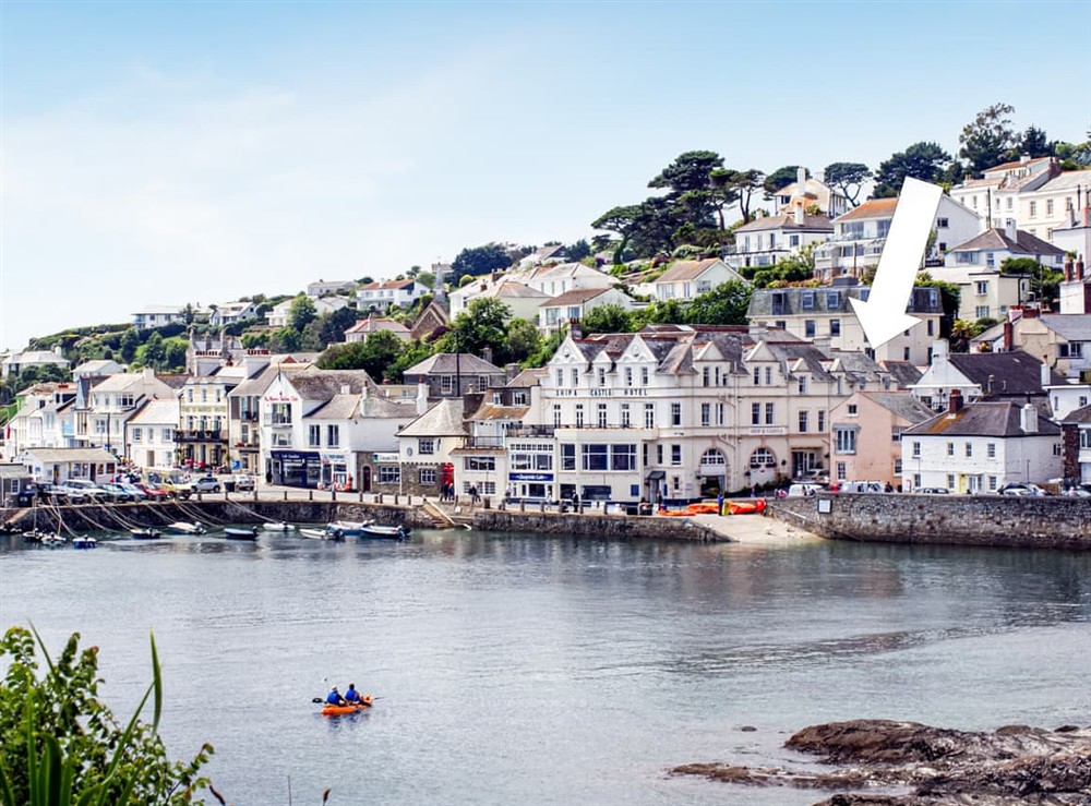 Outdoor area at Helm in St Mawes, Cornwall