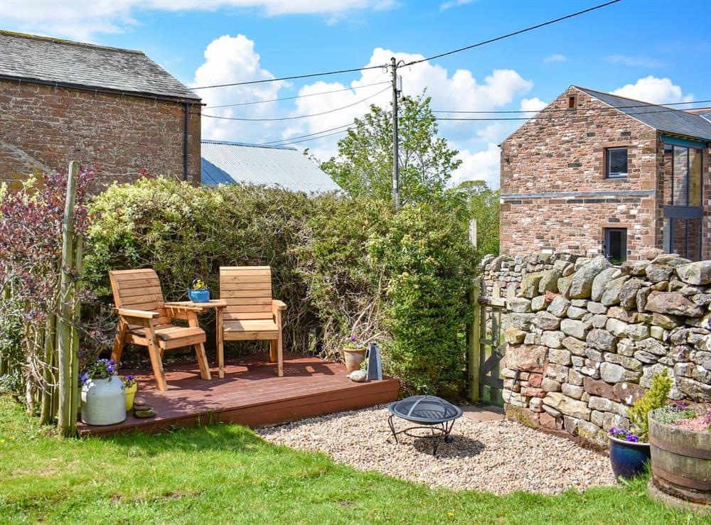 Sitting-out-area at Helm View in Milburn, near Penrith, Cumbria
