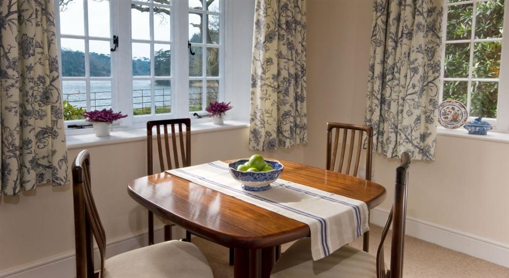 The dining room at Helston Lodge in Helston, Cornwall