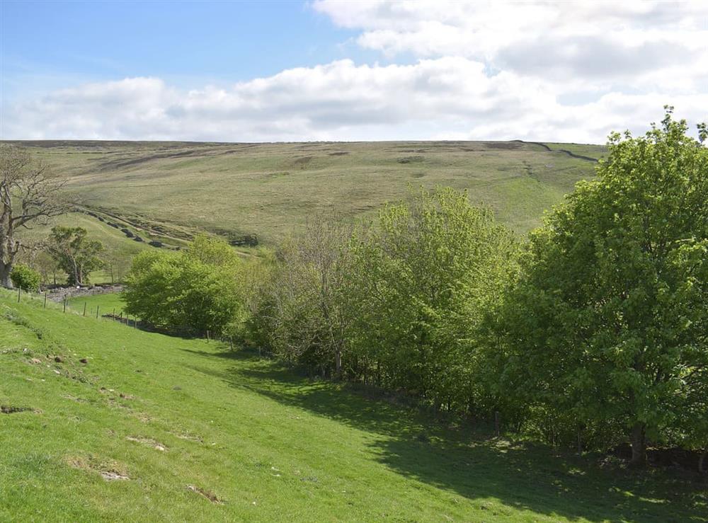 Wonderful moorland views at Helwith Cottage in Helwith, near Marske, Yorkshire, North Yorkshire