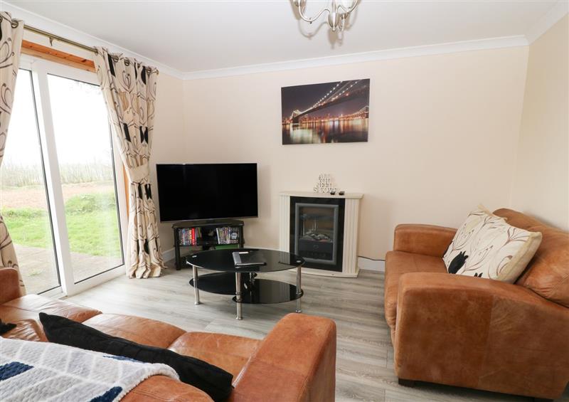 This is the living room at Hembry Meadows, Honicombe Park near Gunnislake