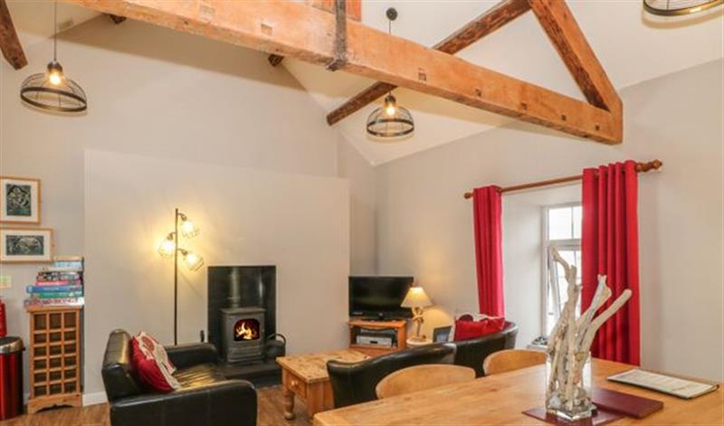 Relax in the living area at Hen Blas, North Wales & Snowdonia