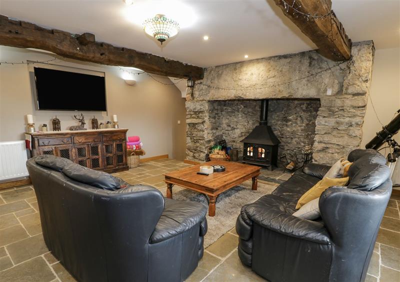 Enjoy the living room at Hen Dy Craig Yr Ronwy, Capel Celyn near Bala