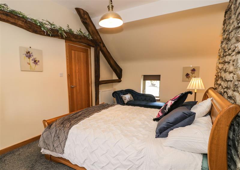 One of the bedrooms at Hen Dy Craig Yr Ronwy, Capel Celyn near Bala