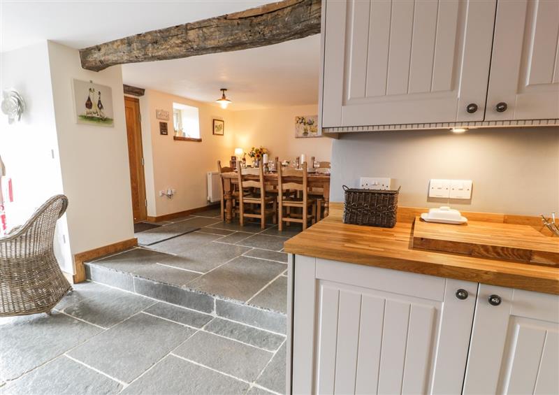 This is the kitchen at Hen Dy Craig Yr Ronwy, Capel Celyn near Bala