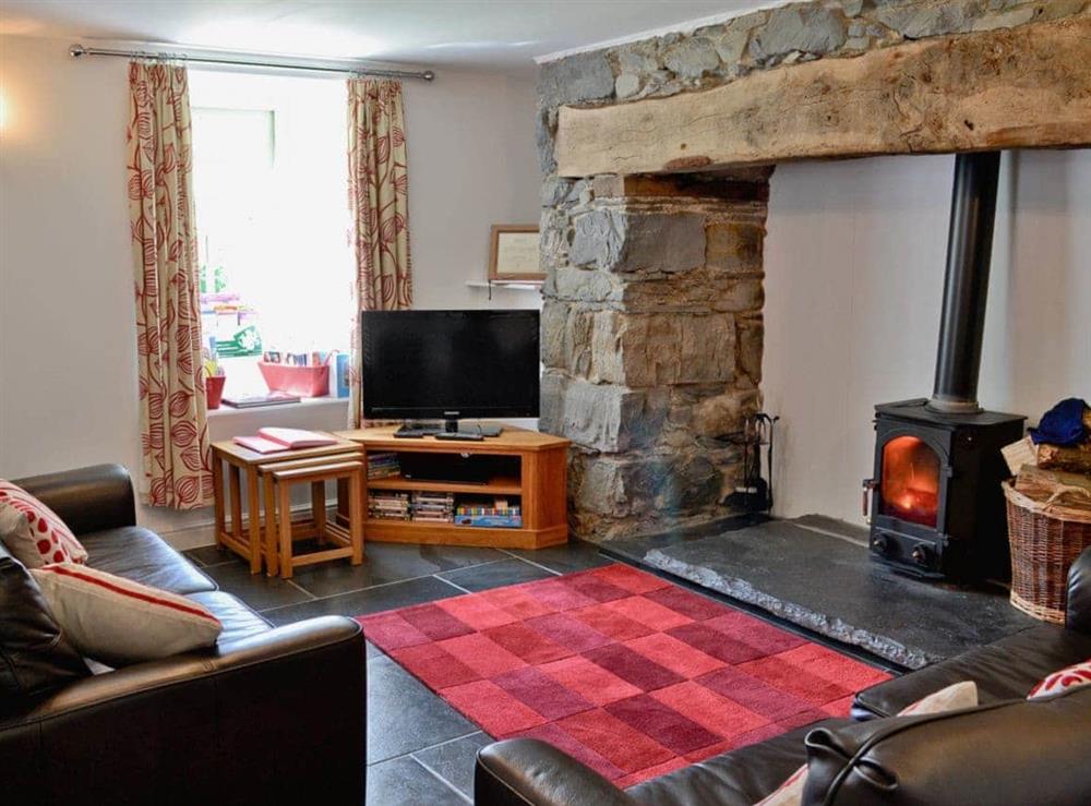 Living room at Hen Dy in Eglwysbach, Nr. Conwy, Clwyd