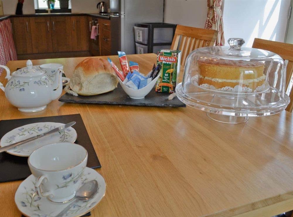 Welcome pack at Hen Dy in Eglwysbach, Nr. Conwy, Clwyd