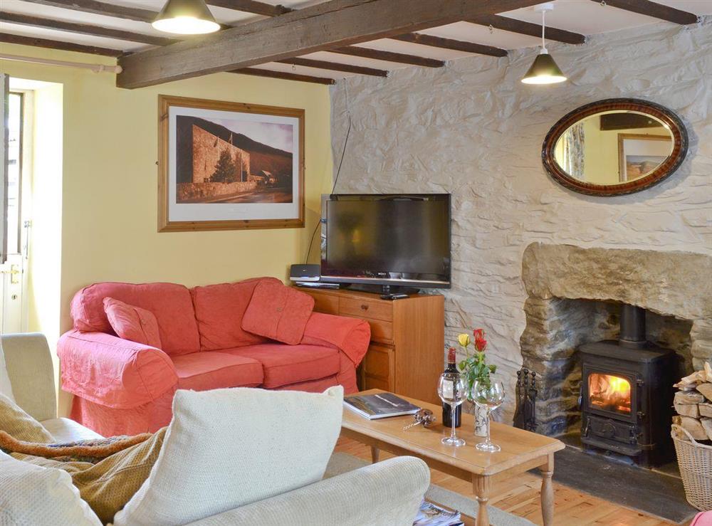 Cosy living room at Old Smithy, 