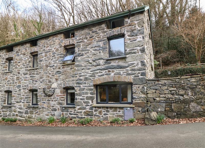 The garden in Hen Felin Isaf at Hen Felin Isaf, Maenan near Llanrwst