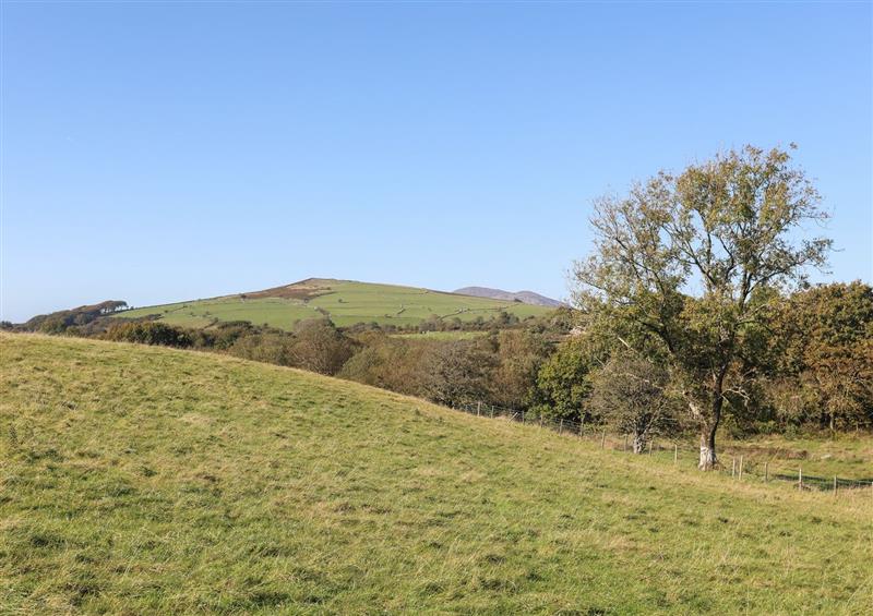 Rural landscape at Hen Felin, Llangybi near Pwllheli