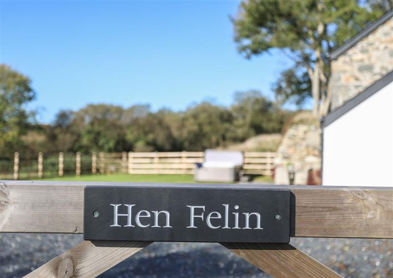 This is the garden (photo 2) at Hen Felin, Llangybi near Pwllheli