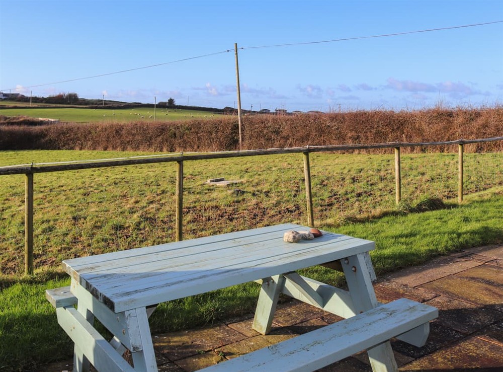 Outdoor at Hen Llety in Llanfaethlu, near Church Bay, Gwynedd