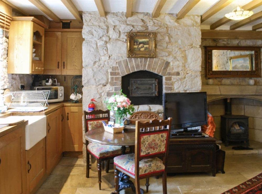 Cosy living area provides a delightful space for relaxing at Hen Wrych Hall Tower in Abergele, Conwy., Great Britain