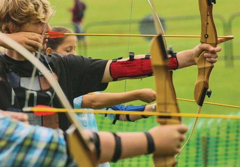 Archery at Hendra Holiday Park in , Newquay