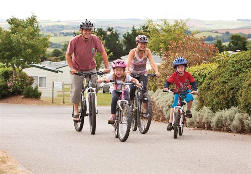Cycling at Hendra Holiday Park in , Newquay