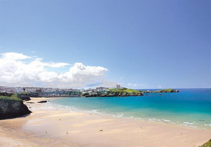 Newquay beach at Hendra Holiday Park in , Newquay