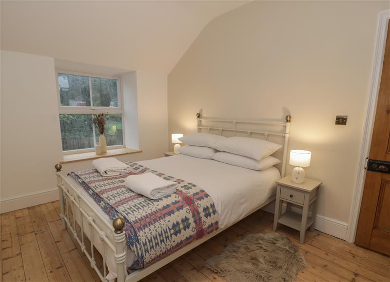 One of the bedrooms at Hendre Cottage, Llwyngwril