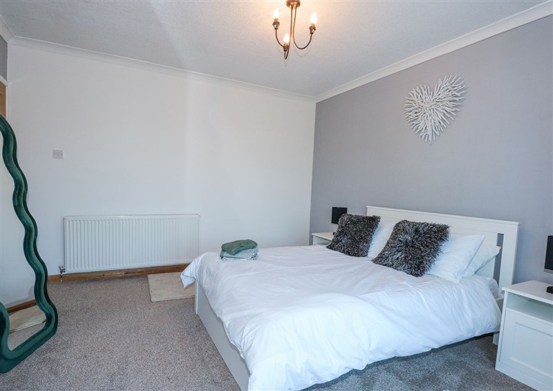 One of the bedrooms at Hendre, Pensarn