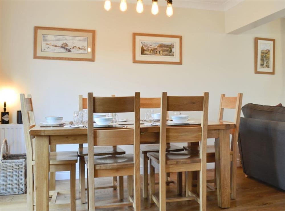 Charming dining area at Hendricks Cottage in West Witton, near Leyburn, North Yorkshire