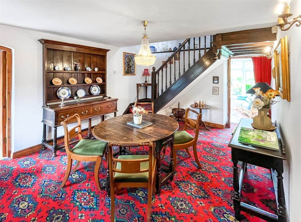 Dining Area at Henfaes Bach in Nannerch, near Clwydian Range, Wales