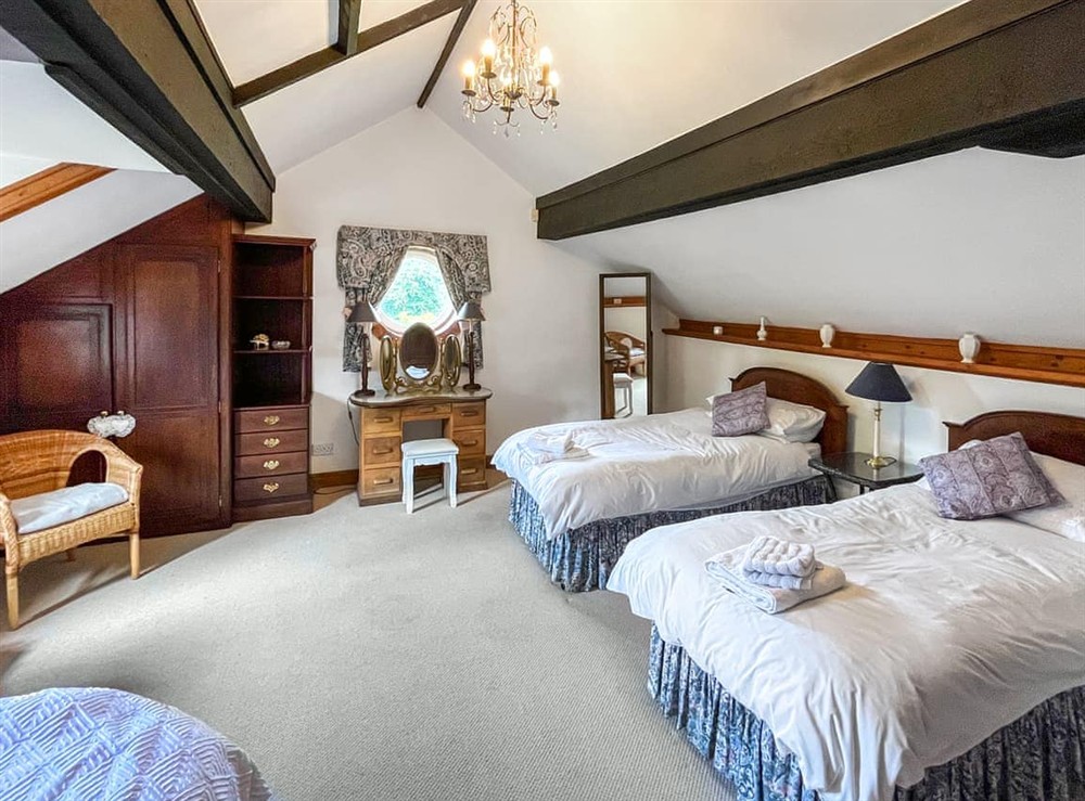 Family bedroom at Henfaes Bach in Nannerch, near Clwydian Range, Wales