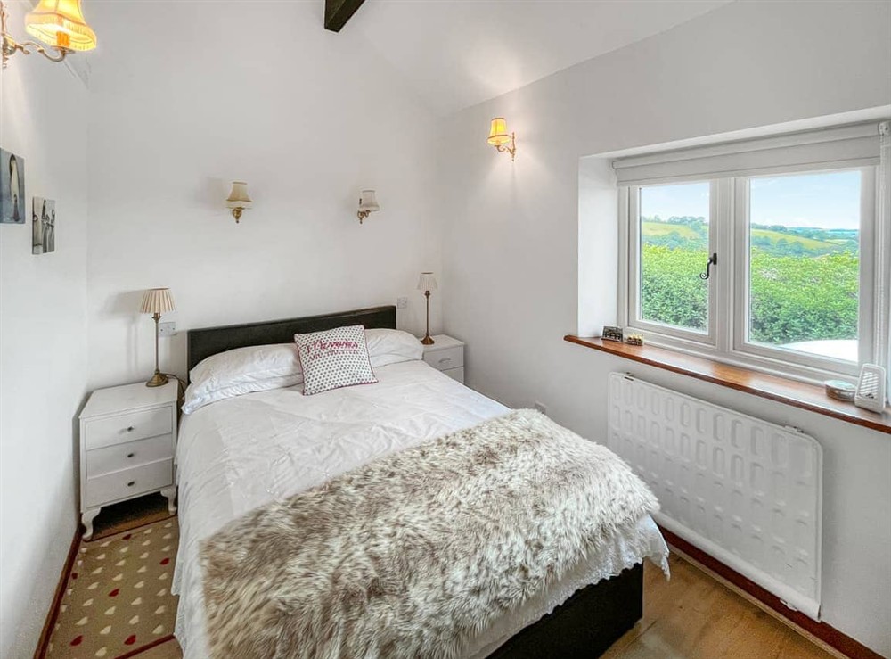 Double bedroom at Henfaes Bwthyn in Nannerch, near Clwydian Range, Wales