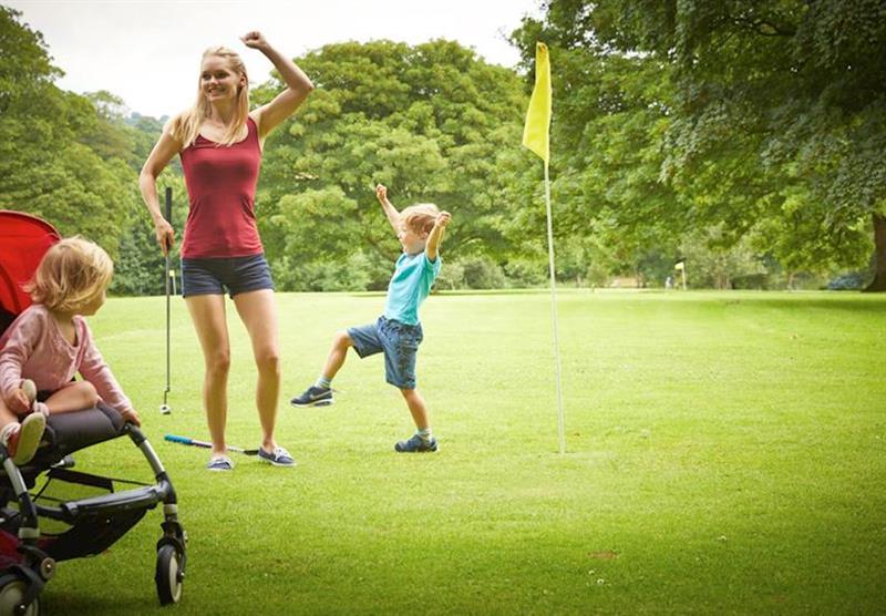Golf at Hengar Manor Country Park at Hengar Cottages in St Tudy, Bodmin, Cornwall