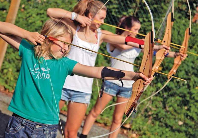 Archery at Hengar Manor Country Park in St Tudy, Bodmin, Cornwall