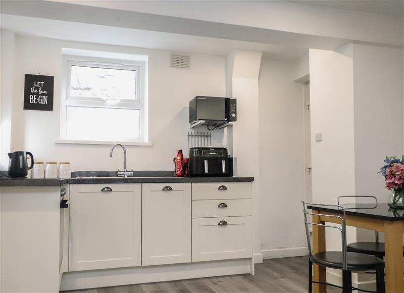 The kitchen at Henllys, Harlech