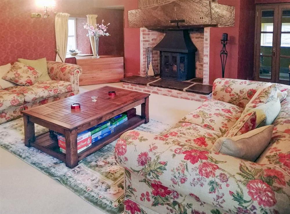 Living room at Henrhiw Farm, 