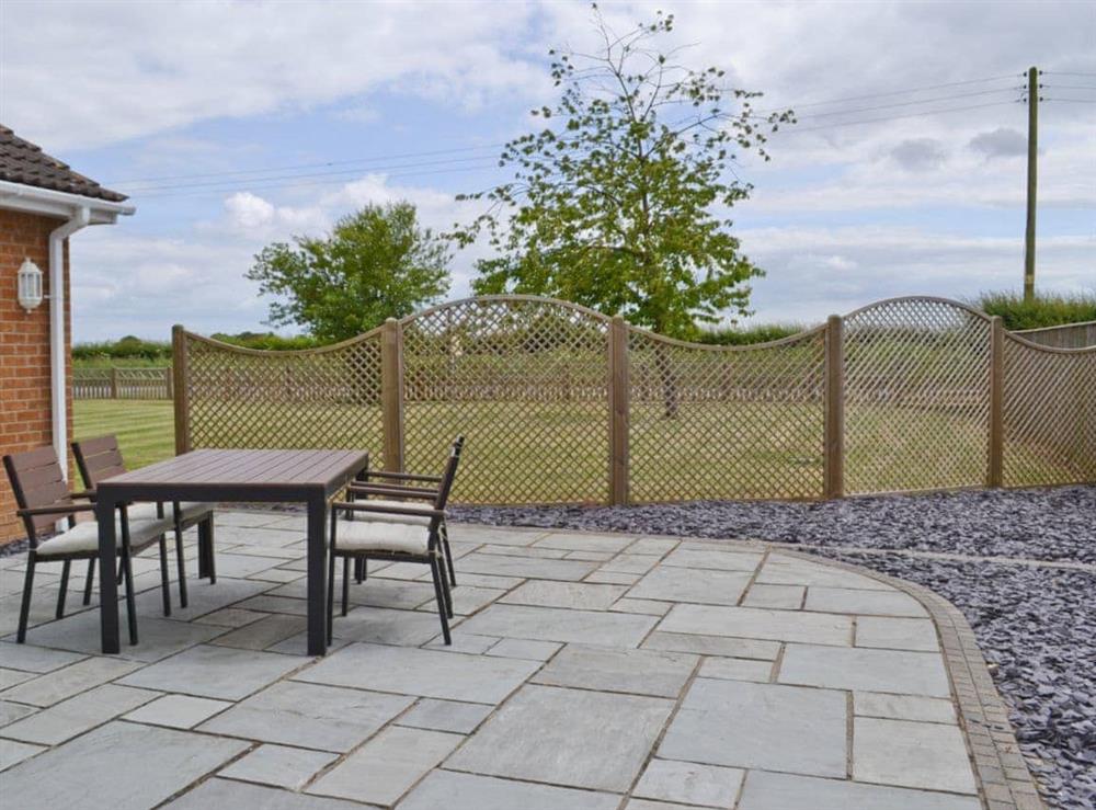 Sitting out area (photo 2) at Henrys Bungalow in Anderby, near Skegness, Lincolnshire
