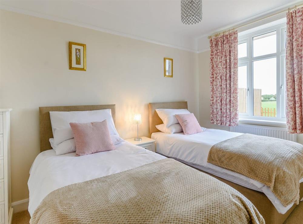 Twin bedroom at Henrys Retreat in Lenton, near Grantham, Lincolnshire