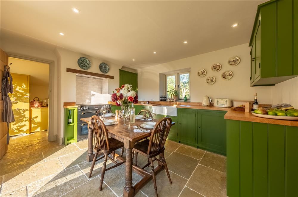 Kitchen with utility at Hensill Farmhouse, Hawkhurst