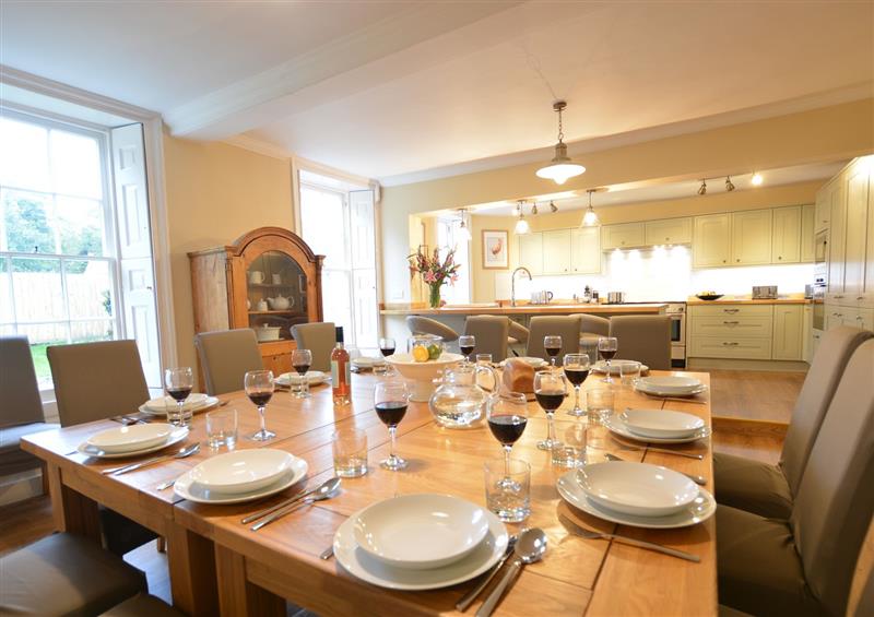 Dining room at Henstead Hall with Apartment, Beccles