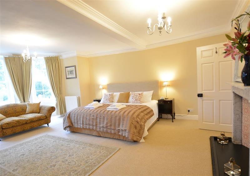 One of the bedrooms at Henstead Hall with Apartment, Beccles