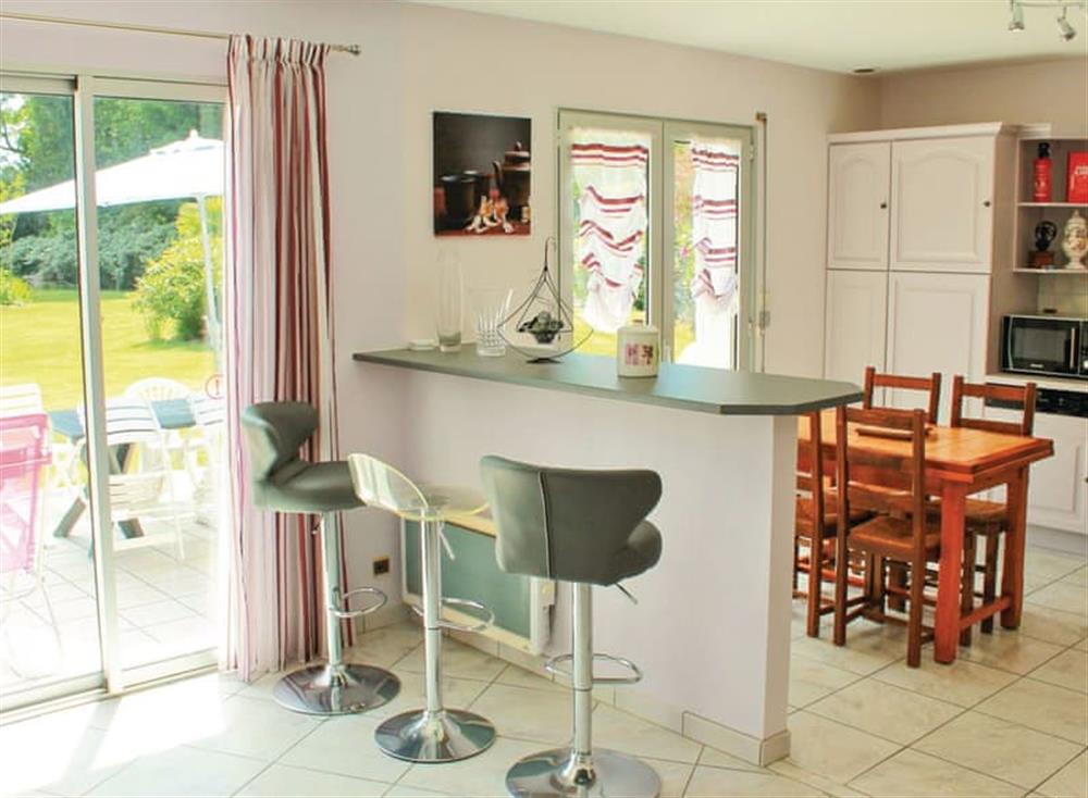 Kitchen at Hent Lestrizivit in Fouesnant, Finistère, France